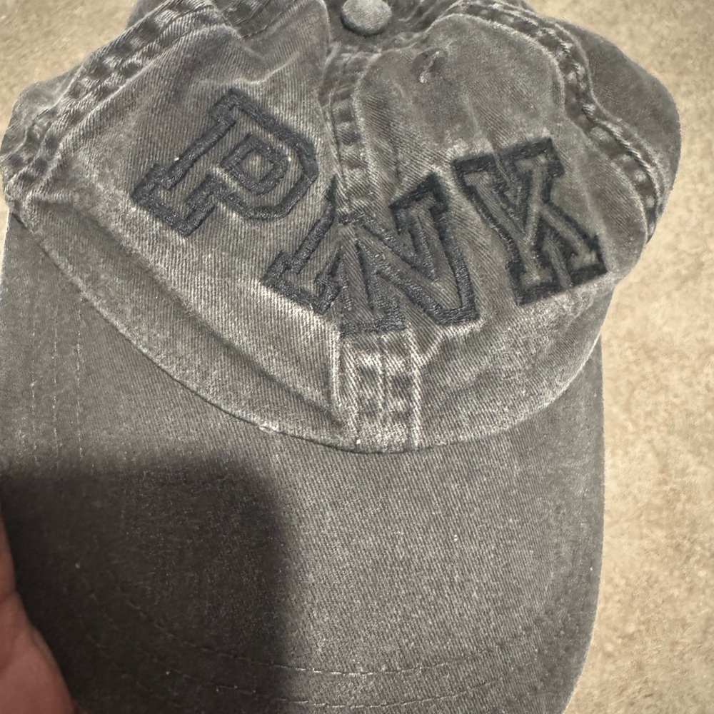 PINK Victoria's Secret Gray Cap